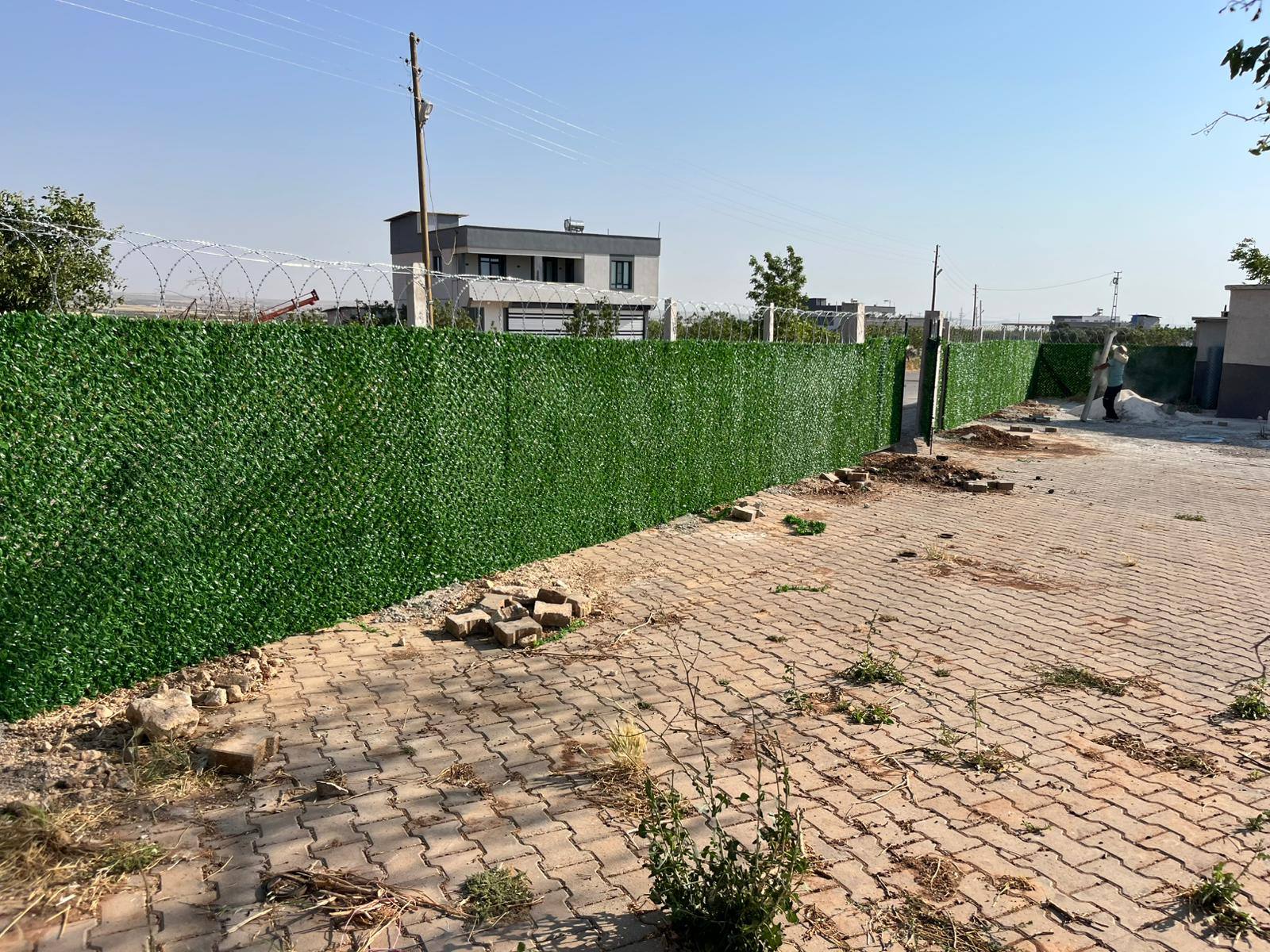 Jiletli tel rulo - güvenlik çiti montaj malzemesi